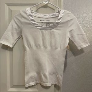 Heavenly Shapewear Arm Shaper with Tummy Control White Size Medium